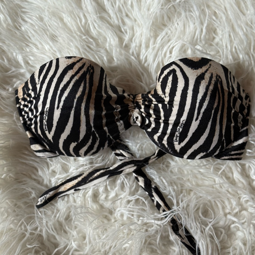 Victoria's Secret Tiger Print Bikini Top - 32D